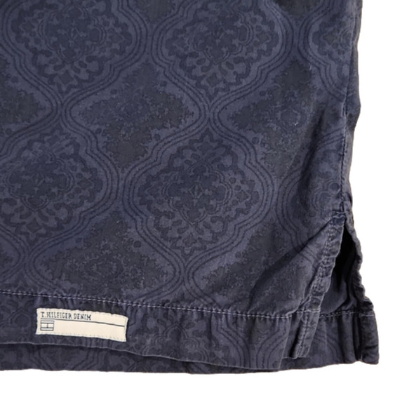 TOMMY Jeans Vintage Blue Snap Button-Up Shirt - Picture 3 of 8